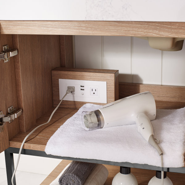 Wade Logan® Annice 36'' Free Standing Single Bathroom Vanity with Stone